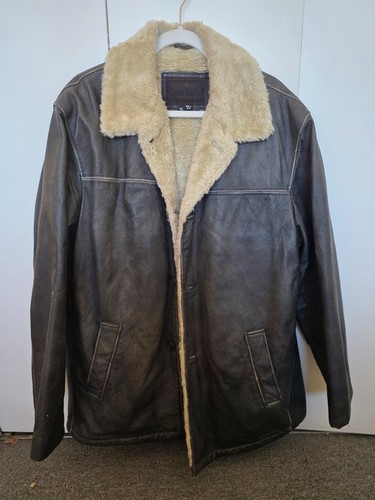 Vintage genuine leather jacket - leather,