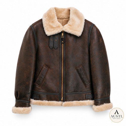 Women brown leather - brown,