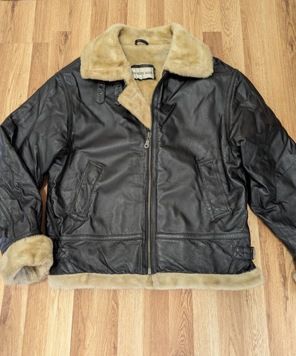 Charles klein leather jacket - leather,